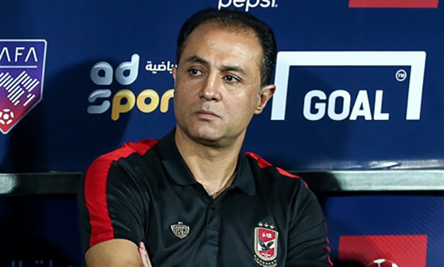 FILE – Al Ahly assistant coach, Ahmed Ayoub 