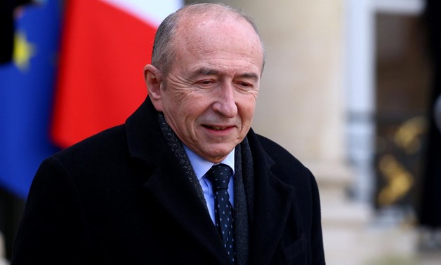 French Interior Minister Gerard Collomb leaves the Elysee Palace following the weekly cabinet meeting in Paris, France, February 21, 2018 - REUTERS.