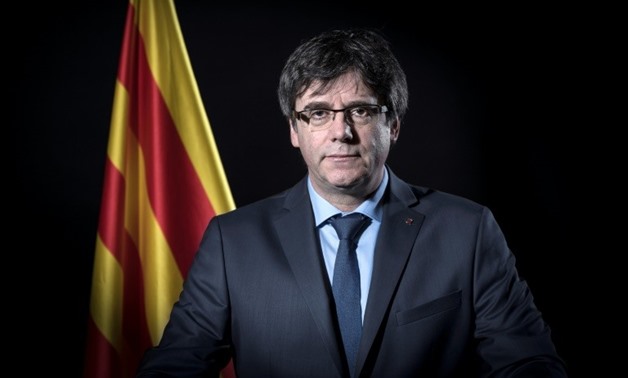 Exiled former Catalan leader Carles Puigdemont was arrested as he crossed the Danish-German border - AFP