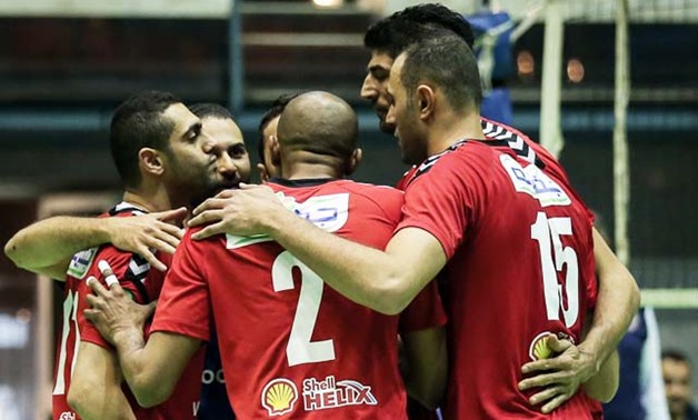 File- Al-Ahly volleyball team 