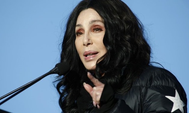 American pop legend Cher, shown here in January, has tweeted her support for a jailed Saudi Arabian royal