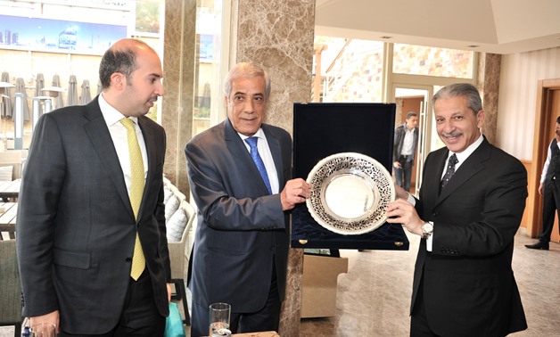 The ambassadors of Arab countries honoring Saudi Arabian Minister of State for African Affairs Ahmed Bin Abdul Aziz Kattan – press photo 