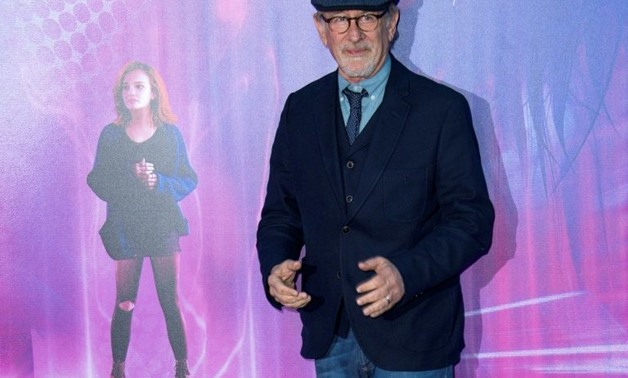 Veteran director/producer Steven Spielberg at the Hollywood world premiere of his sci-fi epic "Ready Player One"