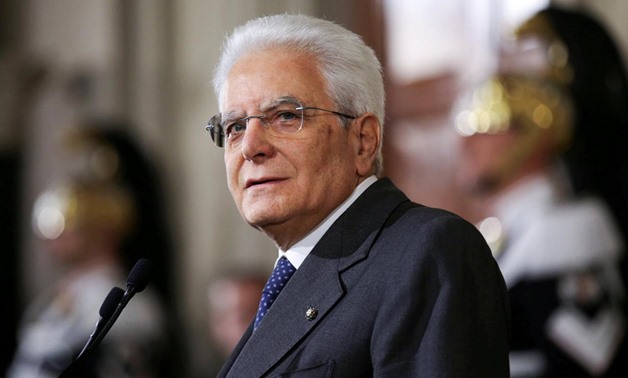 FILE PHOTO: Italian President Sergio Mattarella leaves at the end of his consultations at the Quirinale Palace in Rome, Italy, December 10, 2016.
