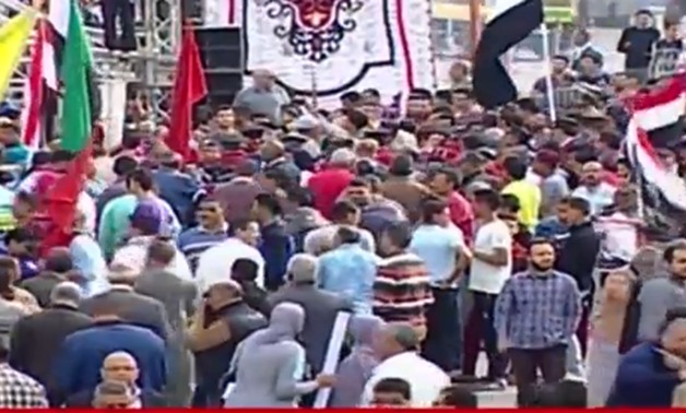 Egyptians celebrate President Abdel Fatah al-Sisi’s victory-Youtube/ON Live