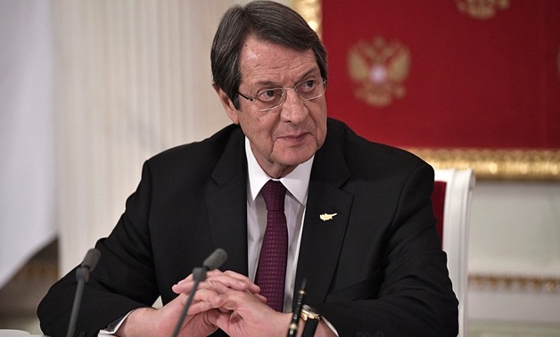 President of the Republic of Cyprus Nicos Anastasiades meets Russian counterpart Vladimir Putin at the Kremlin, October 2017 – President of Russia