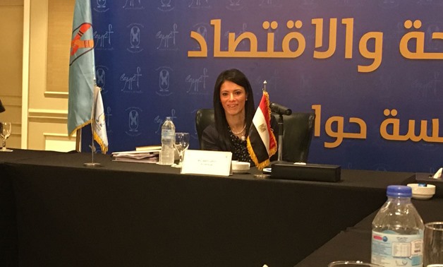 ourism Minister Rania el-Mashat during Thursday press meeting with reporter- Egypt Today/Nourhan Magdi