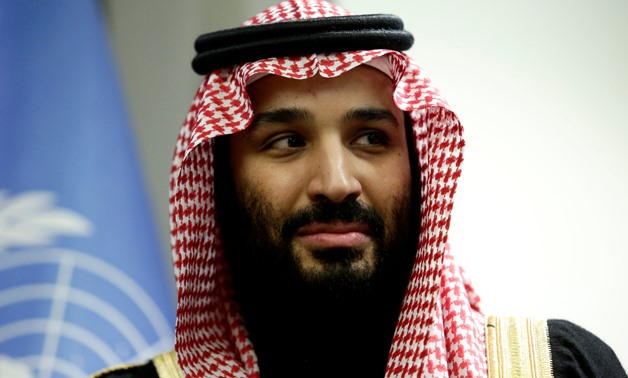 Saudi Arabia's Crown Prince Mohammed bin Salman Al Saud is seen during a meeting with U.N Secretary-General Antonio Guterres at the United Nations headquarters in the Manhattan borough of New York City, New York, U.S. March 27, 2018. REUTERS/Amir Levy/Fil