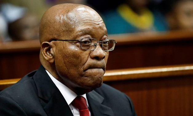 Former South African president Jacob Zuma appears at the KwaZulu-Natal High Court in Durban, South Africa April 6, 2018. Nic Bothma/Pool via Reuters