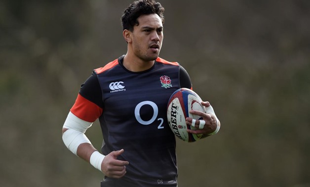 Rugby Union - England Training - Pennyhill Park, Bagshot, Britain - March 14, 2018 England's Denny Solomona during training Action Images via Reuters/Adam Holt
