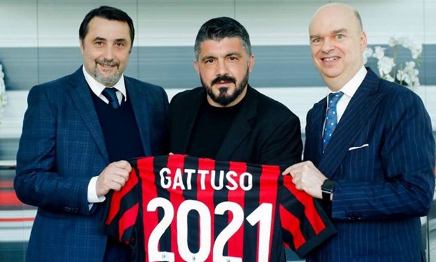 Gattuso renews his contract with AC Milan for more three years - Courtesy of AC Milan's official page on Facebook