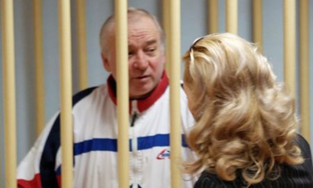Sergei Skripal, a former colonel of Russia's GRU military intelligence service, looks on inside the defendants' cage as he attends a hearing at the Moscow military district court, Russia August 9, 2006. Kommersant/Yuri Senatorov via REUTERS