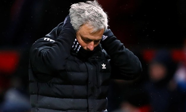 Soccer Football - FA Cup Quarter Final - Manchester United vs Brighton & Hove Albion - Old Trafford, Manchester, Britain - March 17, 2018 Manchester United manager Jose Mourinho Action Images via Reuters/Jason Cairnduff
