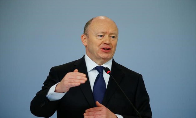 Deutsche Bank CEO John Cryan during the bank's annual news conference in Frankfurt, Germany, February 2, 2018. REUTERS/Ralph Orlowski