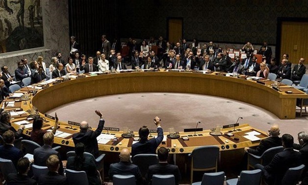 A security council meeting - UN