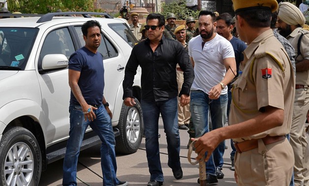 Bollywood star Salman Khan, jailed on Thursday for five years for poaching - AFP