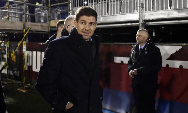 FA Cup Third Round Replay - Home Park - 18/1/17 Former Liverpool player Steven Gerrard arrives before the match Reuters / Dylan Martinez 