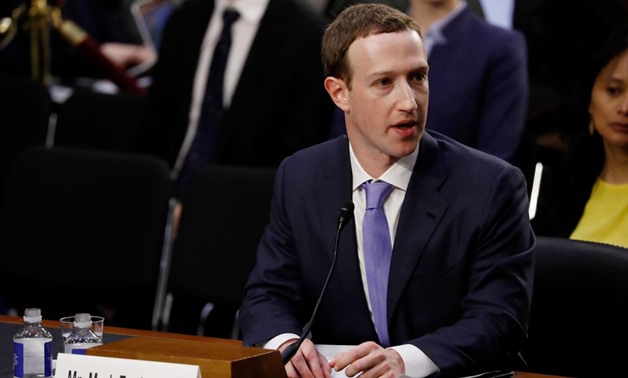 Facebook CEO Mark Zuckerberg testifies before a joint Senate Judiciary and Commerce Committees hearing regarding the company’s use and protection of user data, on Capitol Hill in Washington, U.S., April 10, 2018. REUTERS/Aaron P. Bernstein
