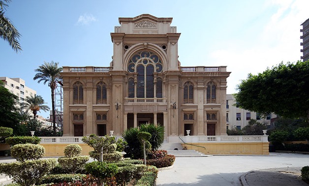 Eliyahu haNavi Synagogue, Nabi Daniel Street, Alexandria, Egypt-- CC via Wikimedia/Roland Unger
