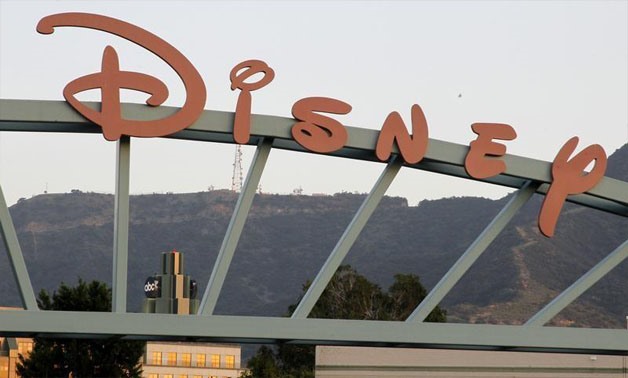A part of the signage at the main gate of The Walt Disney Co. is pictured in Burbank, California, May 7, 2012 - REUTERS/Fred Prouser