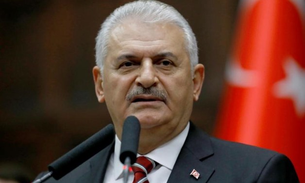 Turkey's Prime Minister Binali Yildirim addresses members of parliament from his ruling AK Party (AKP) - Reuters 
