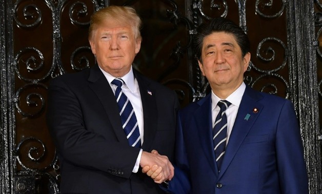 Hosting Japanese Prime Minister Shinzo Abe at his Florida resort of Mar-a-Lago, US President Donald Trump said he saw "a great chance" of resolving the North Korean nuclear crisis
