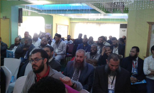 Al-Nour party members gather to elect new leader in a hotel in Cairo- Kamel Kamel