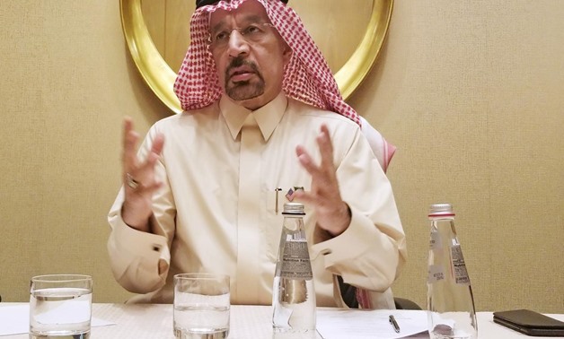 Saudi Arabian Energy Minister Khalid al-Falih speaks during an interview in Washington, DC, U.S. March 22, 2018. REUTERS/Valerie Volcovici. “
