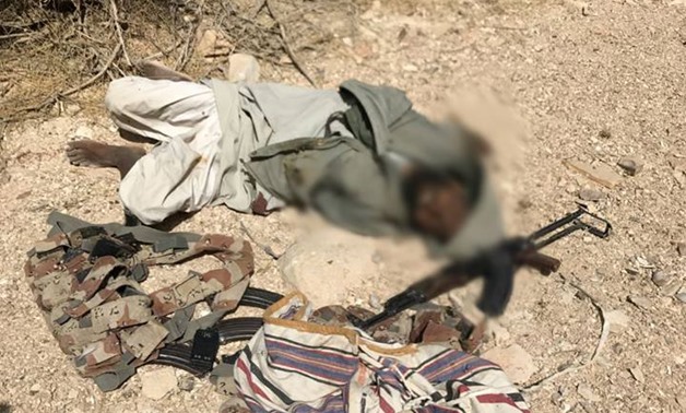 Terrorist leader in Central Sinai, Nasser Abu Zaqoul, was killed during an exchange of fire with the Third Field Army-Army spox Official Facebook Page