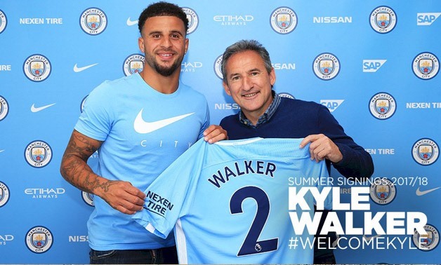 Kyle Walker – Press image courtesy Manchester City official Twitter account
