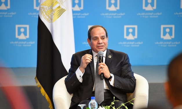 Sisi at the Youth Conference - Egypt Today