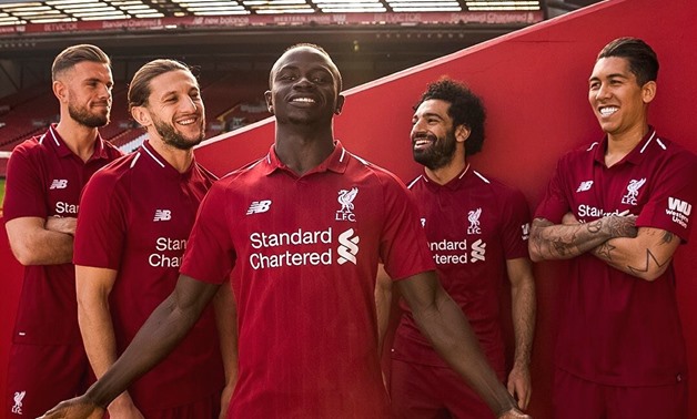 Liverpool players with their new Home Kit – Courtesy of Liverpool’s official website
