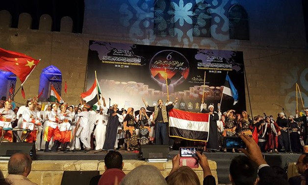 The opening ceremony of the 6th International Festival for Drums and Traditional Arts- taken by Reda Zarif.  