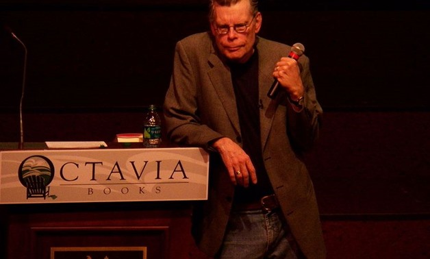 Stephen King in 2011, 12 November 2011 – Wikimedia Commons/Stephanie Lawton.