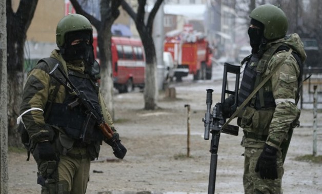 Russian special forces in Dagestan - Reuters
