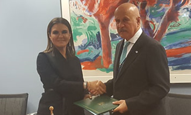 OFID Director-General Suleiman J Al-Herbish (right) with Egyptian Minister of Investment Sahar Nasr – OFID’s website