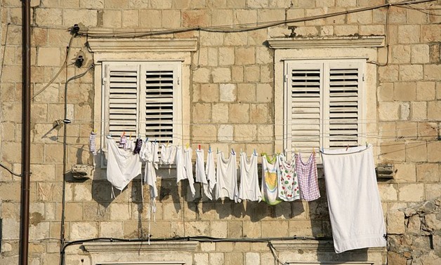 FILE - Clothesline hung with clothes and underwear, 2011 – Flickr/Alex Proimos
