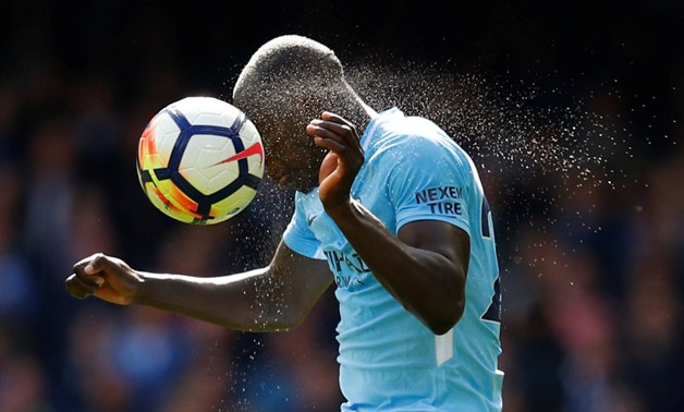FILE PHOTO: Manchester City's Benjamin Mendy in action REUTERS/Phil Noble. “
