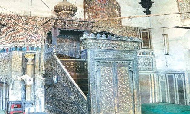 FILE- Abu Bakr Mazhar Mosques’ pulpit