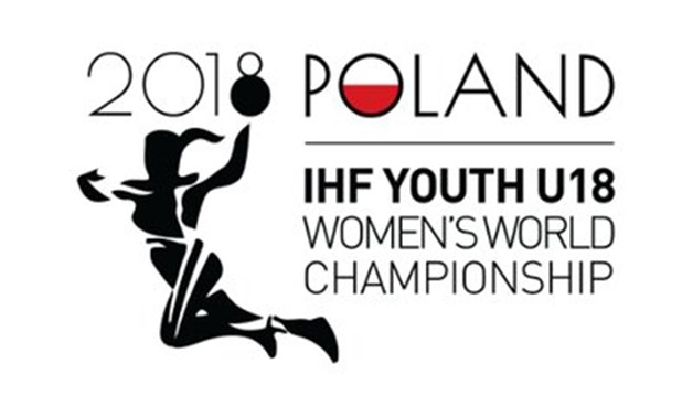 FILE - The 2018 Women's Youth World Handball Championship logo 