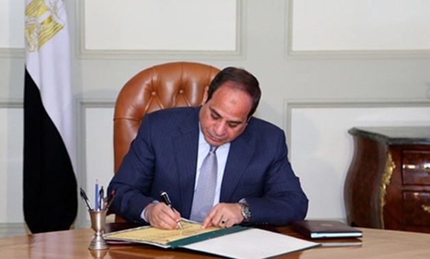 FILE - President Abdel Fatah el-Sisi
