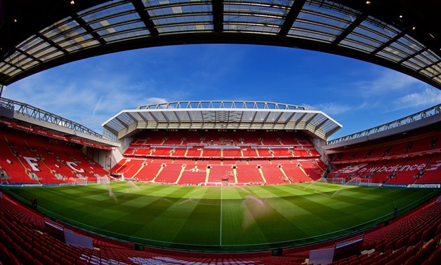 Liverpool stadium the Anfield - Press image courtesy of Liverpool's official Twitter