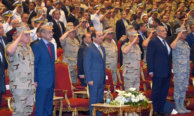 President Sisi vowed to eradicate terrorism in Sinai “as soon as possible.” – Press photo