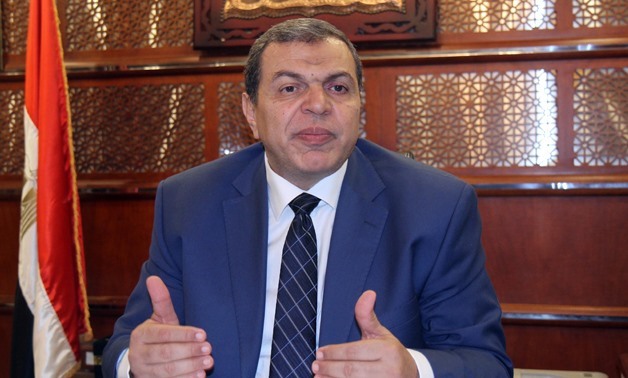 Minister of Manpower Mohamed Saafan