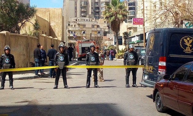FILE: Security forces are deployed in Cairo to combat terrorism