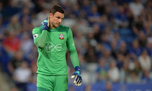 King Power Stadium, Leicester, Britain - April 19, 2018. Southampton's Alex McCarthy looks on REUTERS/Peter Powell
