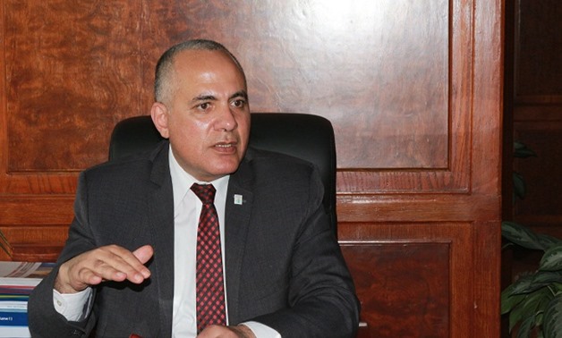 FILE- Minster of Water Resources and Irrigation, Mohamed Abdel-Ati
