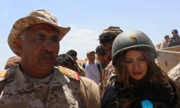 Major General Nasser al-Deebani, commander of the seventh district in the Yemeni army in Naham Directorate 