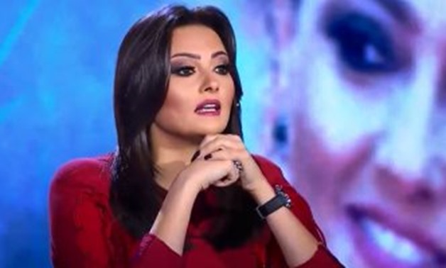 Bushra during her interview with Samar Yousry – Egypt Today.