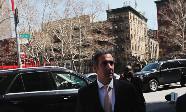 FILE PHOTO: U.S. President Donald Trump's personal lawyer Michael Cohen arrives at federal court in the Manhattan borough of New York, U.S., April 26, 2018.
